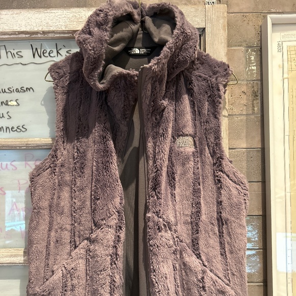 North Face Cozy Faux Fur Vest - Picture 1 of 6